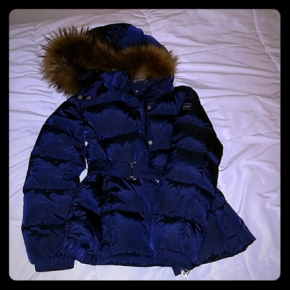 Girl's Fur & Down Coat